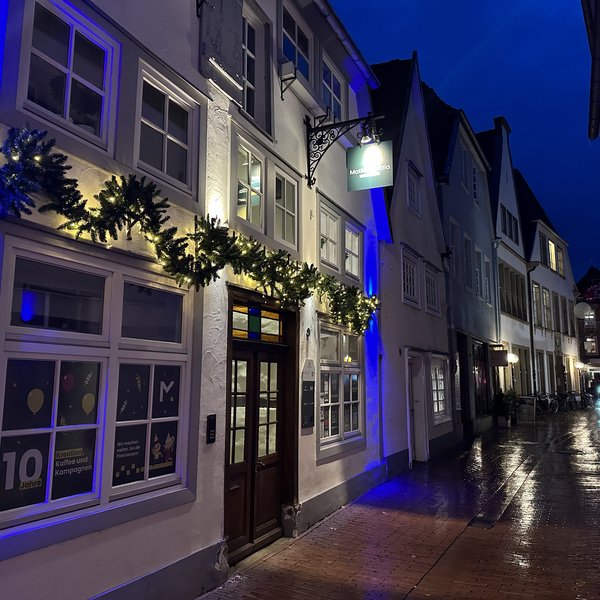 Weihnachtsbeleuchtung in der Marienstraße 