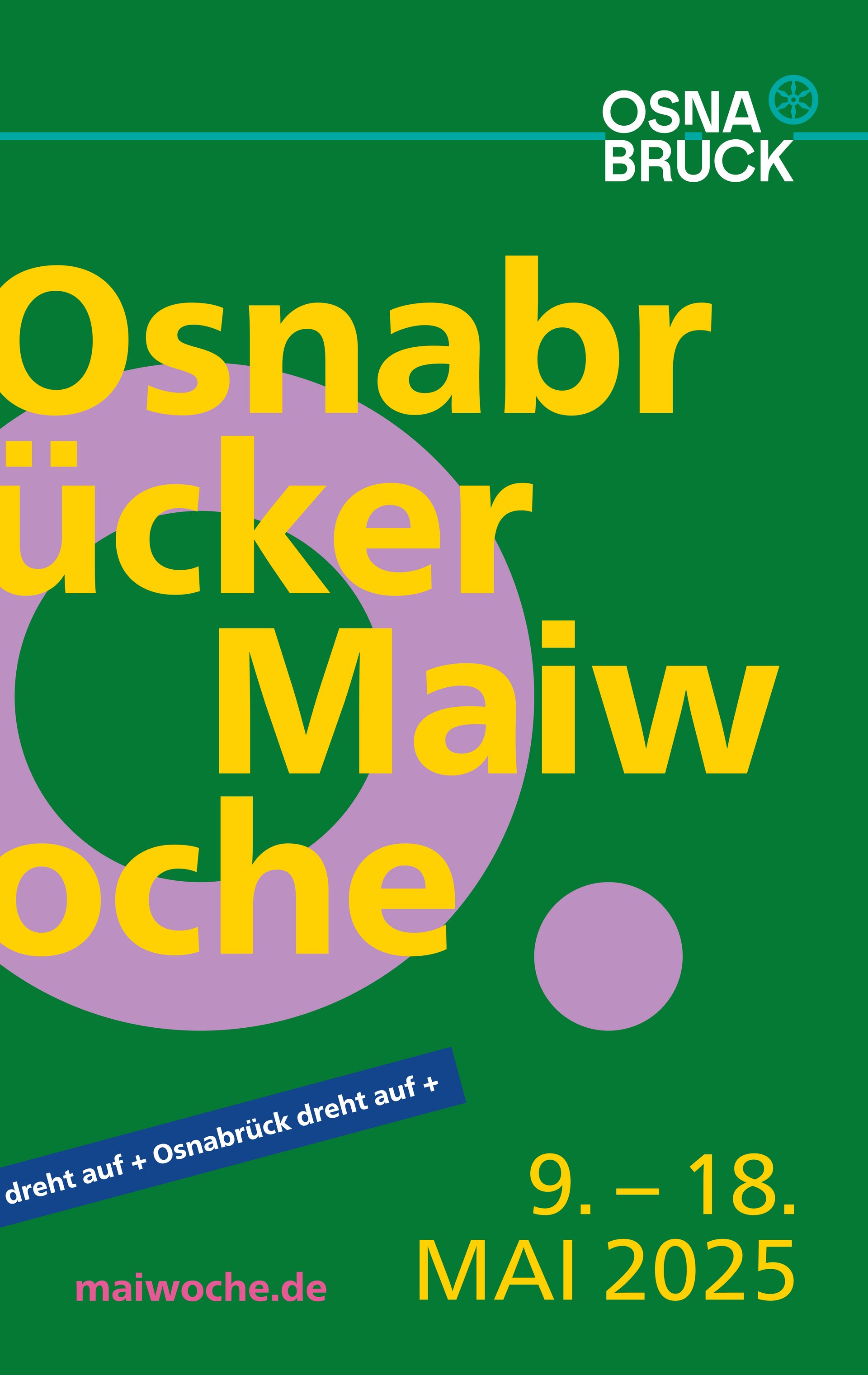 Plakat zur Maiwoche 2025