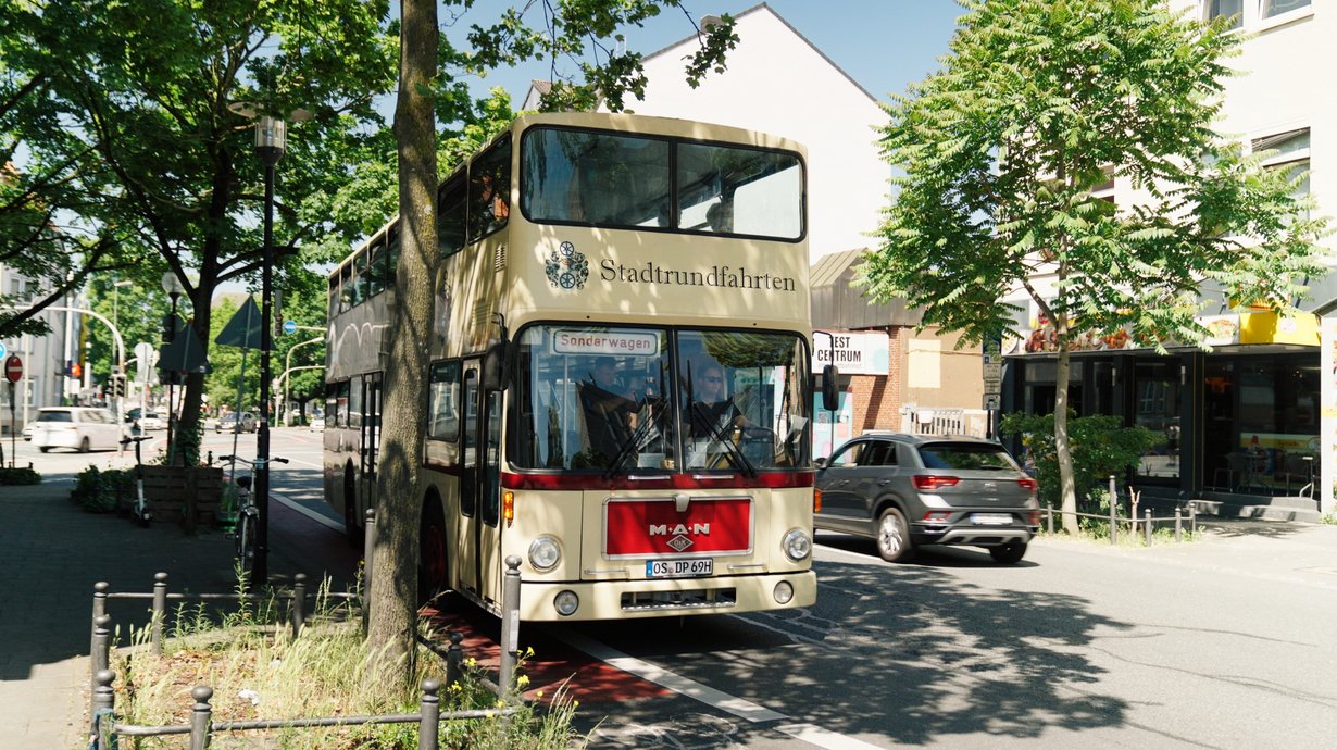 Historische Stadtrundfahrt im Doppeldeckerbus