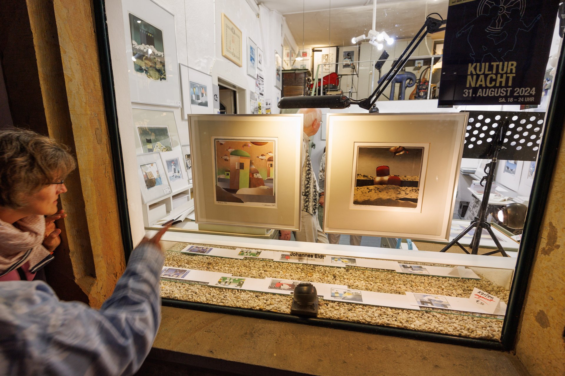 Ausstellung im Grafik-Studio Eidt.