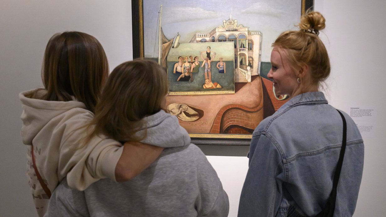 Besucher im Felix-Nussbaum-Haus in der Kulturnacht.