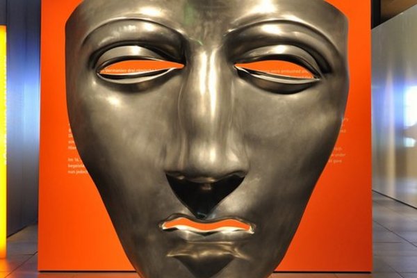 Maske im Museum Kalkriese