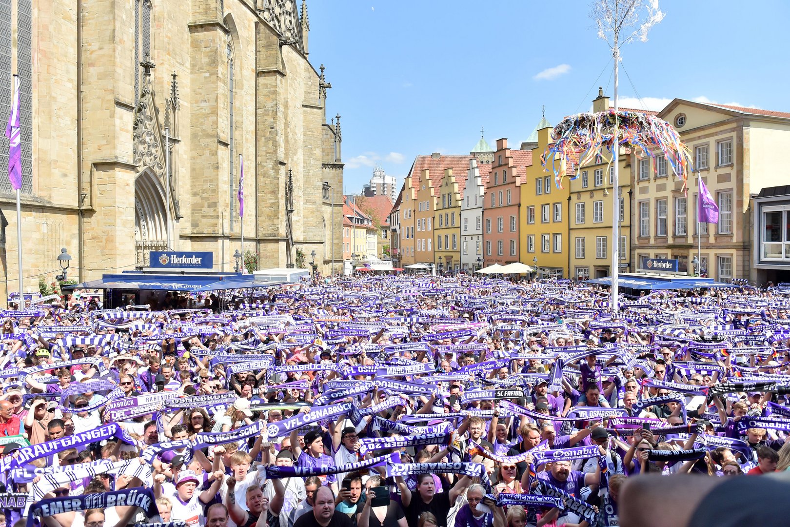 Empfang im Rathaus nach dem Aufstieg des VfL Osnabrück